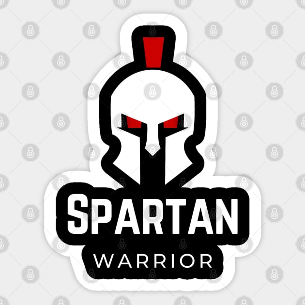 SPARTAN WARRIOR Sticker by Rules of the mind